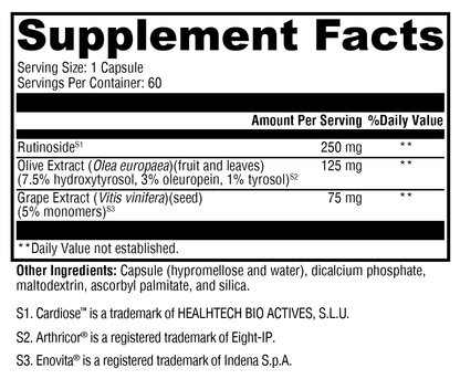 Xymogen VitalVasc 60 Capsules