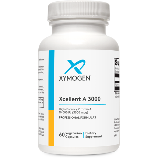 Xymogen Xcellent A 3000 60 Capsules