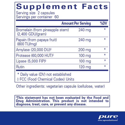 Pure Encapsulations A.I. Enzymes 120 Capsules
