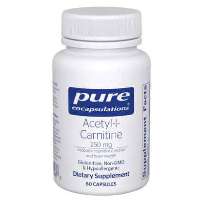 Pure Encapsulations Acetyl-l-Carnitine 250mg 60 Capsules
