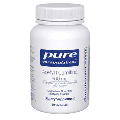 Pure Encapsulations Acetyl-l-Carnitine 500mg 60 Capsules