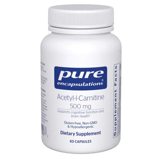 Pure Encapsulations Acetyl-l-Carnitine 500mg 60 Capsules