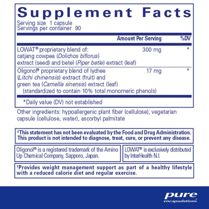 Pure Encapsulations AdipoLean II 90 Capsules