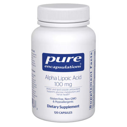 Pure Encapsulations Alpha Lipoic Acid 100mg 120 Capsules