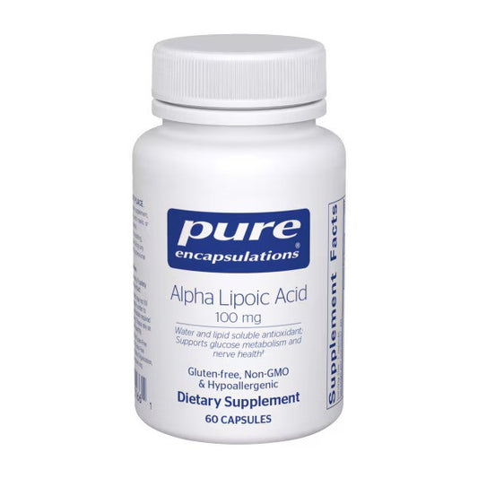 Pure Encapsulations Alpha Lipoic Acid 100mg 60 Capsules