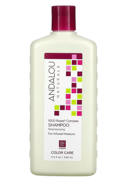 Andalou Naturals 1000 Roses Shampoo Color Care 340mL
