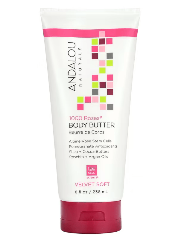 Andalou Naturals 1000 Roses Velvet Soft Body Butter 236mL