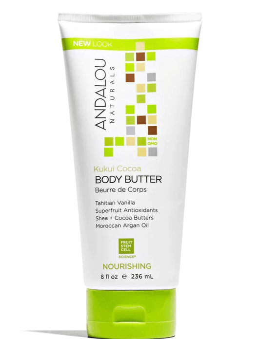 Andalou Naturals Body Butter Kukui Cocoa 236mL