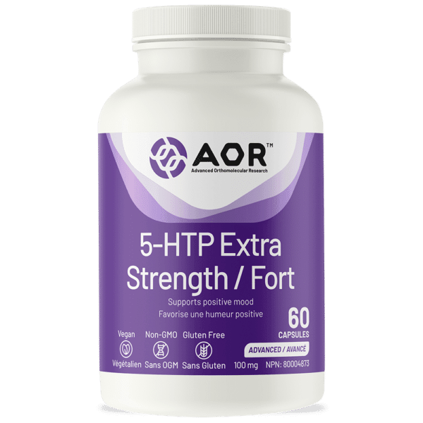 AOR 5-HTP Extra Strength 60 Capsules 