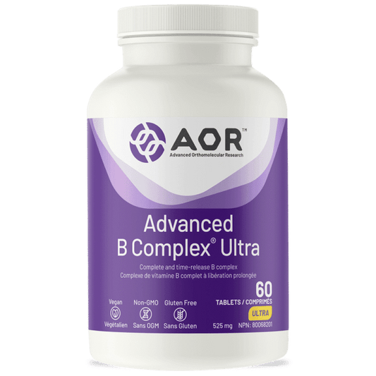 AOR Advanced B Complex Ultra 60 Tablets - Wellness Supplement