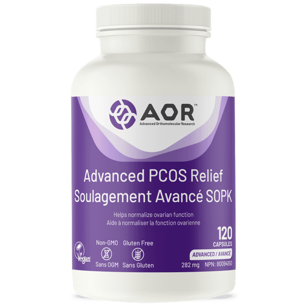 AOR Advanced PCOS Relief 120 Capsules 
