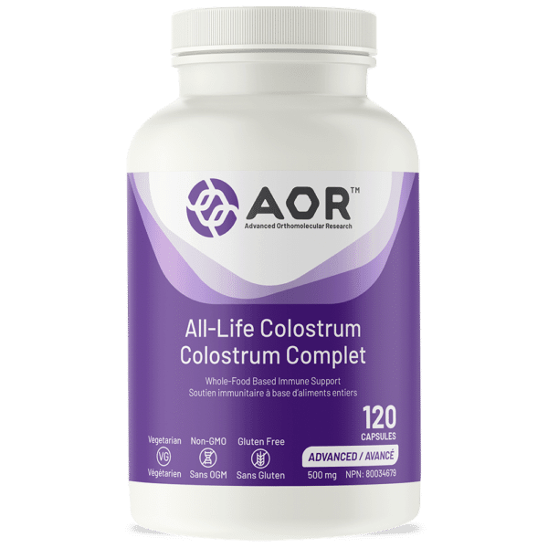 AOR All-Life Colostrum 120 Capsules 
