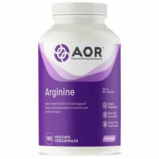 AOR Arginine 180 Capsules - Wellness Supplement