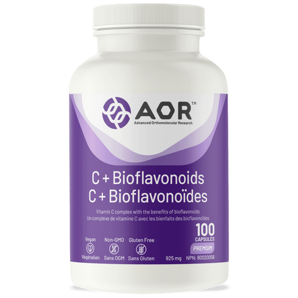 AOR C + Bioflavonoids 100 Capsules 