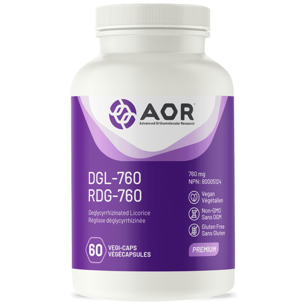 AOR DGL-760 60 Capsules - Wellness Supplement