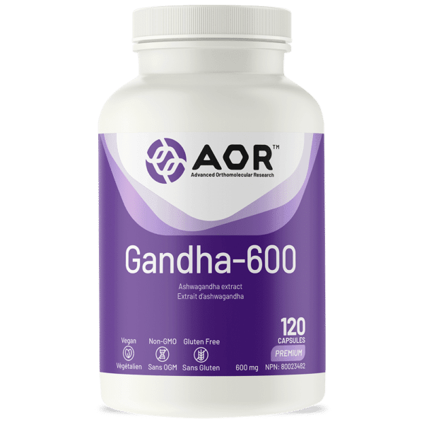 AOR Gandha-600 120 Capsules 
