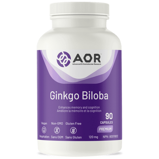 AOR Ginkgo Biloba 90 Capsules 