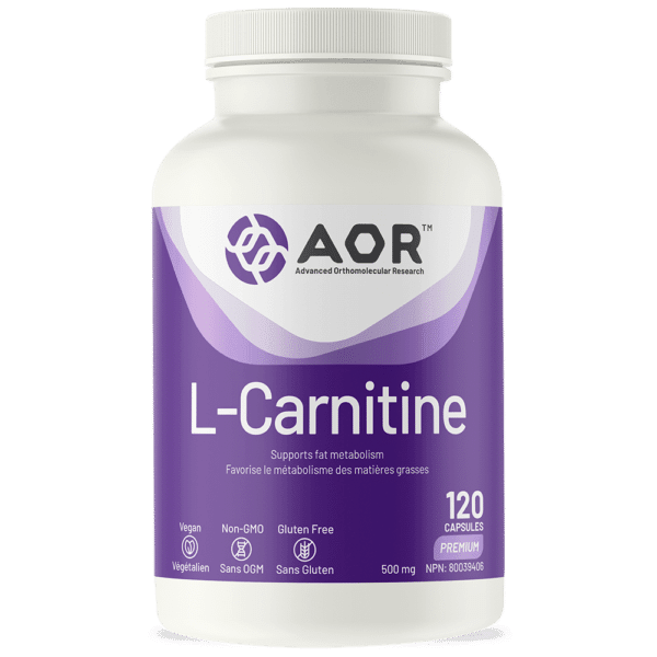 AOR L-Carnitine 120 Capsules 