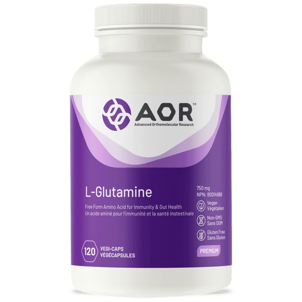 AOR L-Glutamine 120 Capsules 
