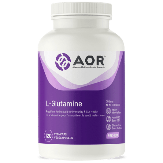 AOR L-Glutamine 120 Capsules 