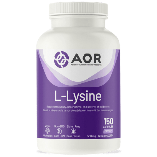 AOR L-Lysine 150 Capsules - Wellness Supplement