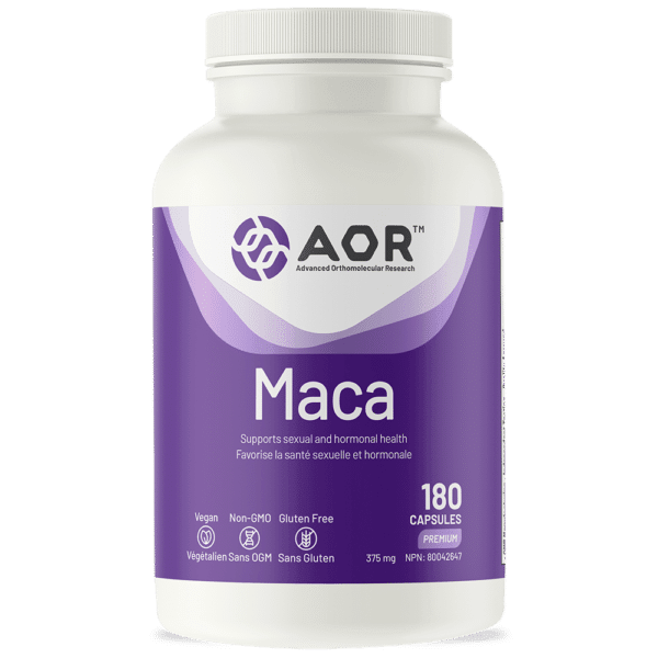 AOR Maca 180 Capsules - Wellness Supplement