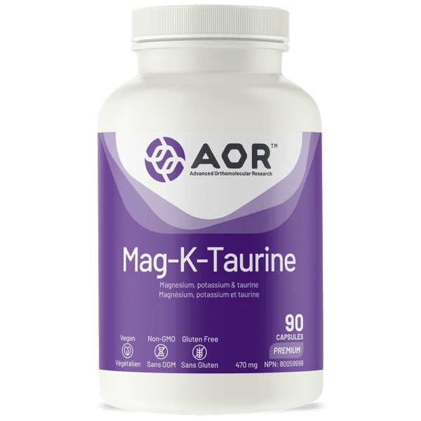 AOR Mag-K-Taurine 90 Capsules 