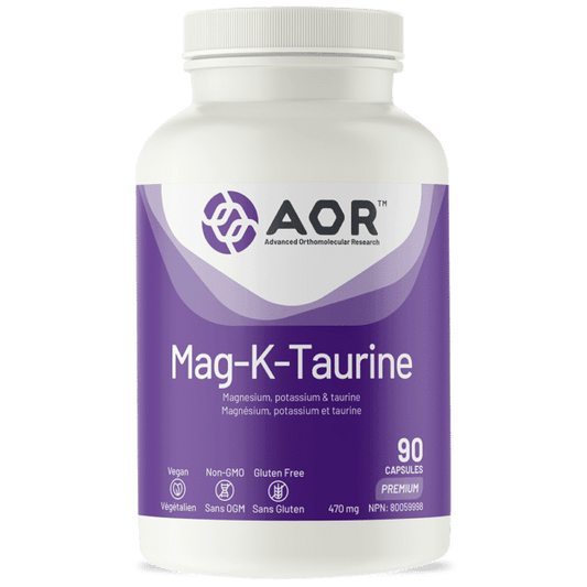 AOR Mag-K-Taurine 90 Capsules 