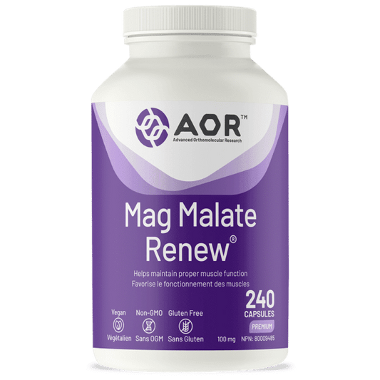 AOR Mag Malate Renew 240 Capsules 