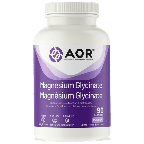 AOR Magnesium Glycinate 90 Capsules 