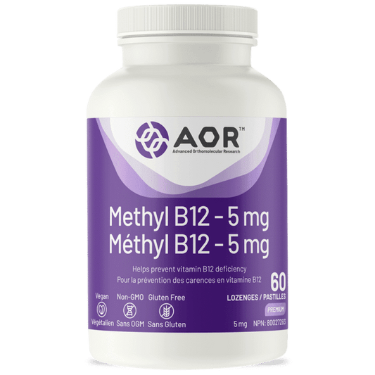AOR Methyl B12 - 5mg 60 Lozenges 