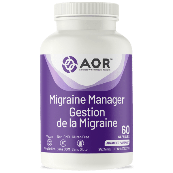 AOR Migraine Manager 60 Capsules - Wellness Supplement