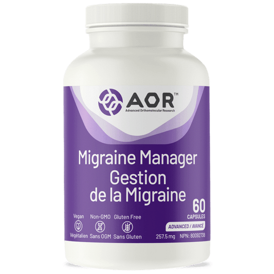 AOR Migraine Manager 60 Capsules - Wellness Supplement