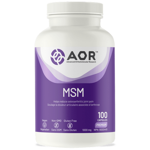 AOR MSM 100 Capsules 