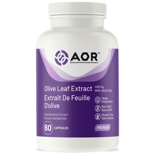 AOR Olive Leaf Extract 60 Capsules 