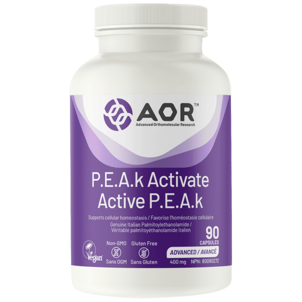 AOR P.E.A.k Activate 400 mg 90 Capsules 