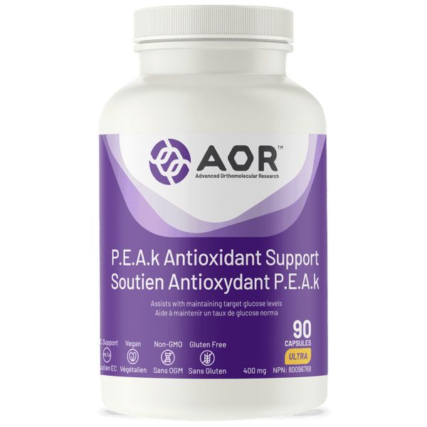 AOR P.E.A.k Antioxidant Support 90 Softgels 