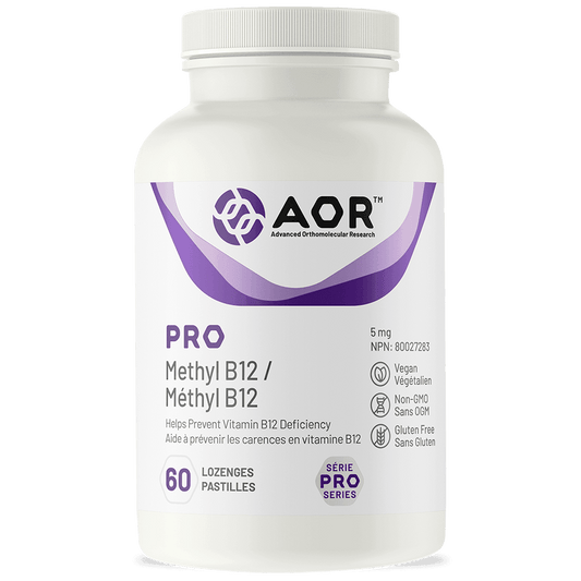 AOR PRO Methyl B12 - 5 mg 60 Tablets 