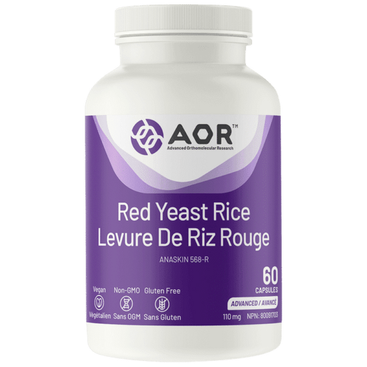 AOR Red Yeast Rice 60 Capsules - Wellness Supplement