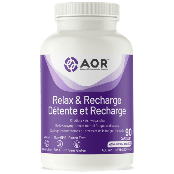 AOR Relax & Recharge 90 Capsules 