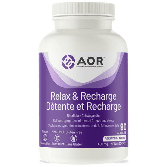 AOR Relax & Recharge 90 Capsules 