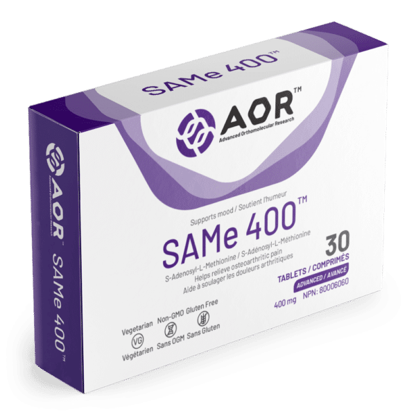 AOR SAMe 400 30 Tablets - Wellness Supplement