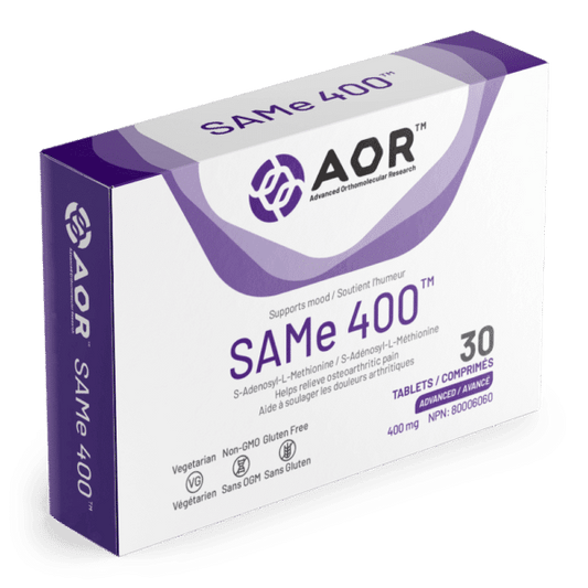 AOR SAMe 400 30 Tablets - Wellness Supplement