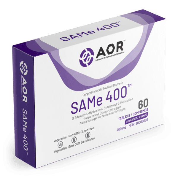 AOR SAMe 400 60 Tablets - Wellness Supplement