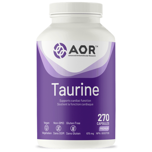 AOR Taurine 270 Capsules 