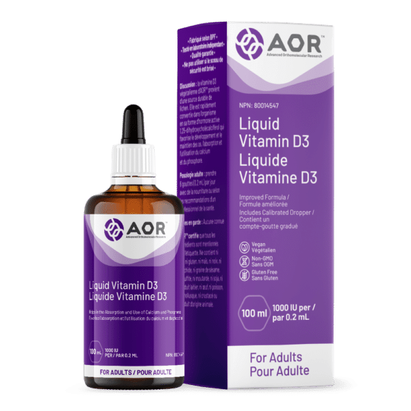 AOR Vitamin D3 (Adult) 100ml 
