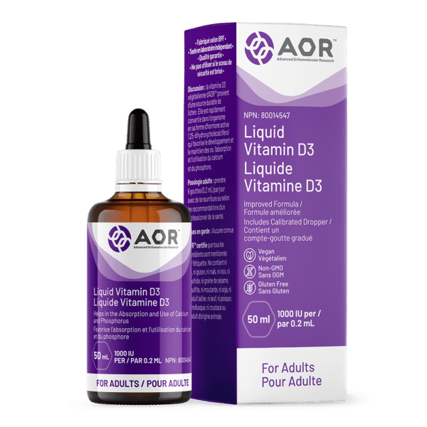 AOR Vitamin D3 (Adult) 50ml 
