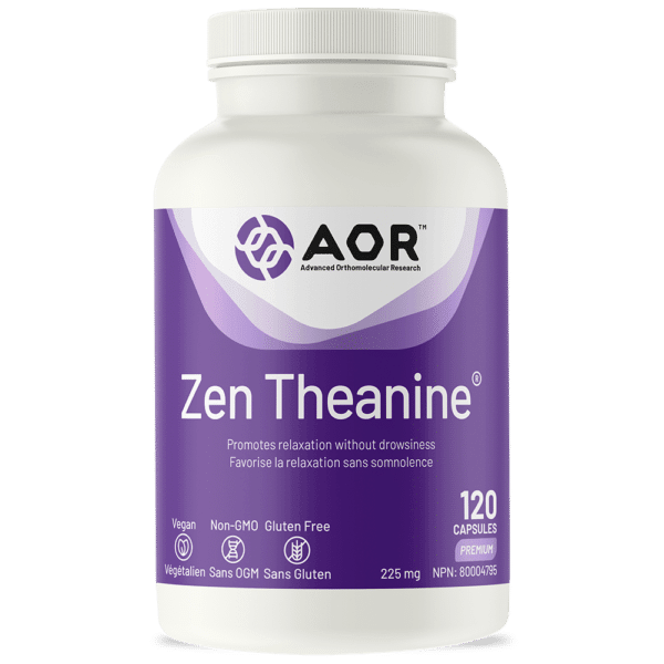 AOR Zen Theanine 120 Capsules - Wellness Supplement