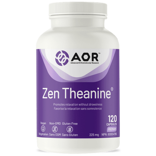 AOR Zen Theanine 120 Capsules - Wellness Supplement