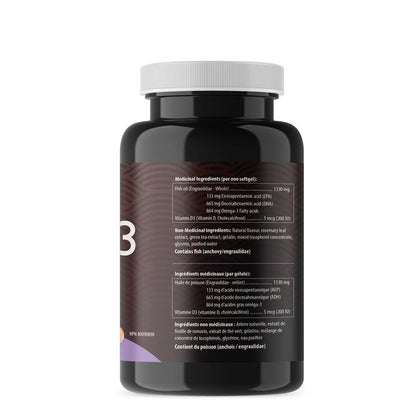 AquaOmega Omega-3 High DHA 240 Softgels